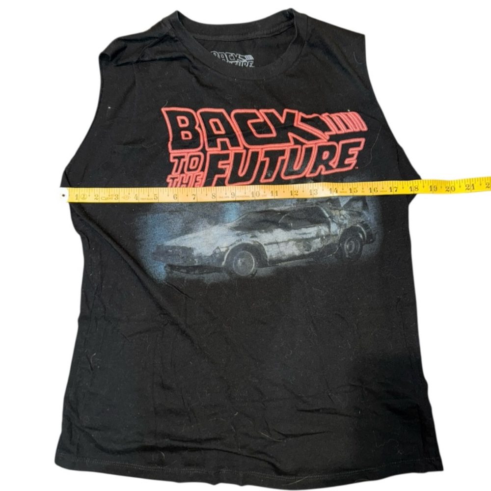 Back to the Future Black Muscle Tee - Picture 7 of 8